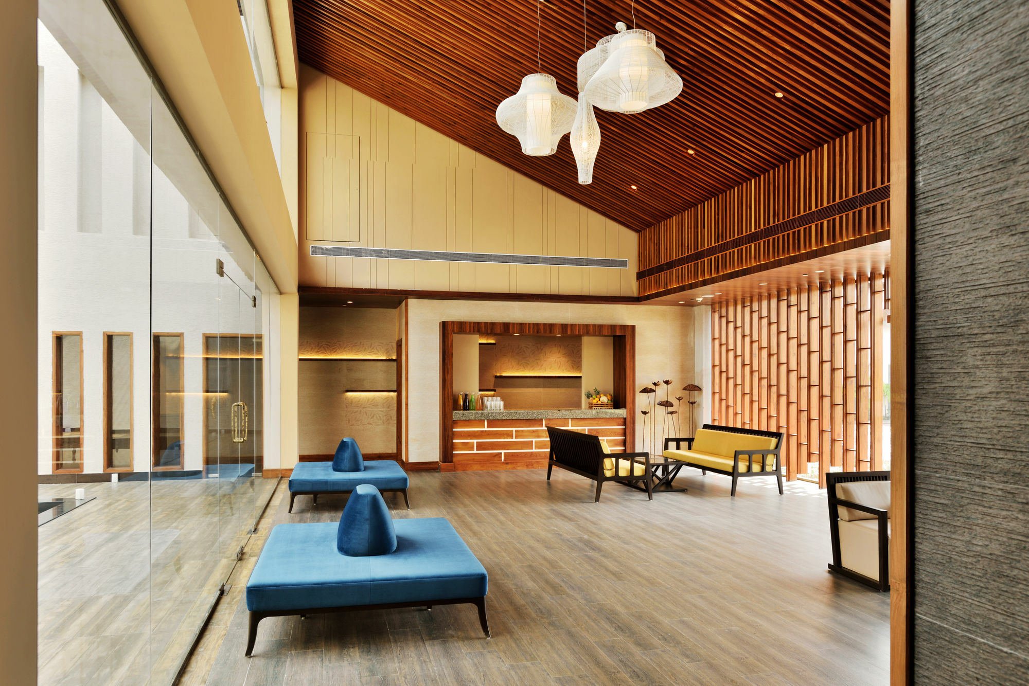 卡尔贾丽笙水疗及度假酒店 卡尔贾特 外观 照片 The lobby of the hotel